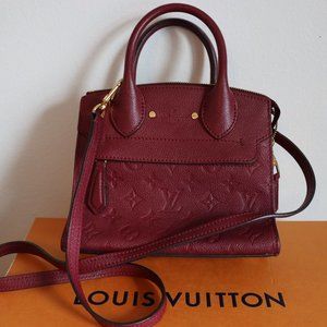Empreinte Pont Neuf MM Poppy Monogram Leather Handbag